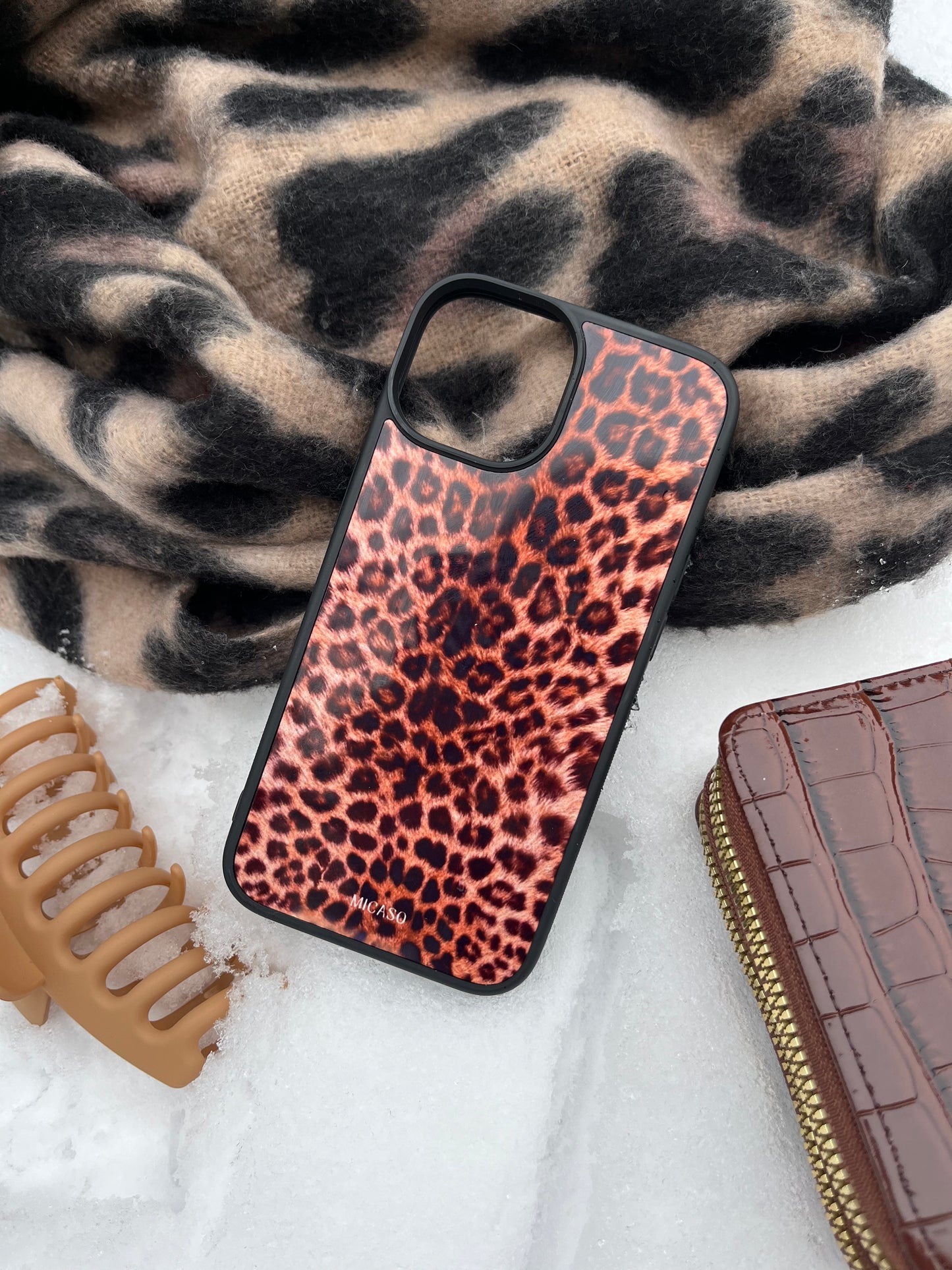 Panter Print Telefoonhoesje - Micaso