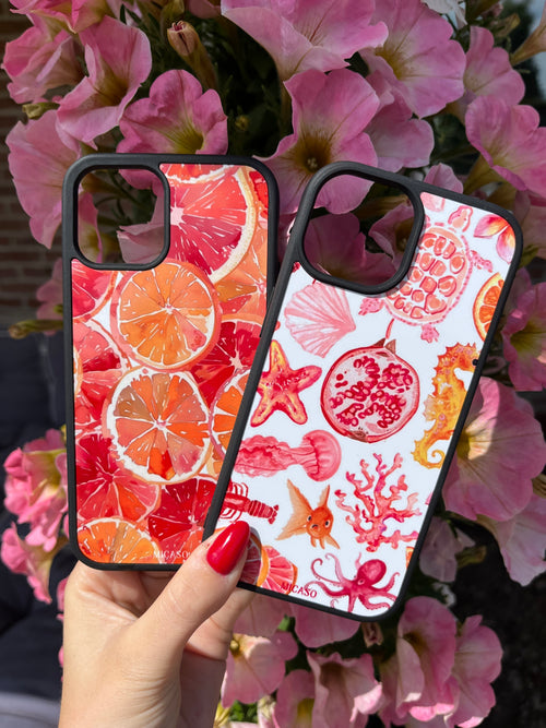 Pink Coral Telefoonhoesje - Micaso