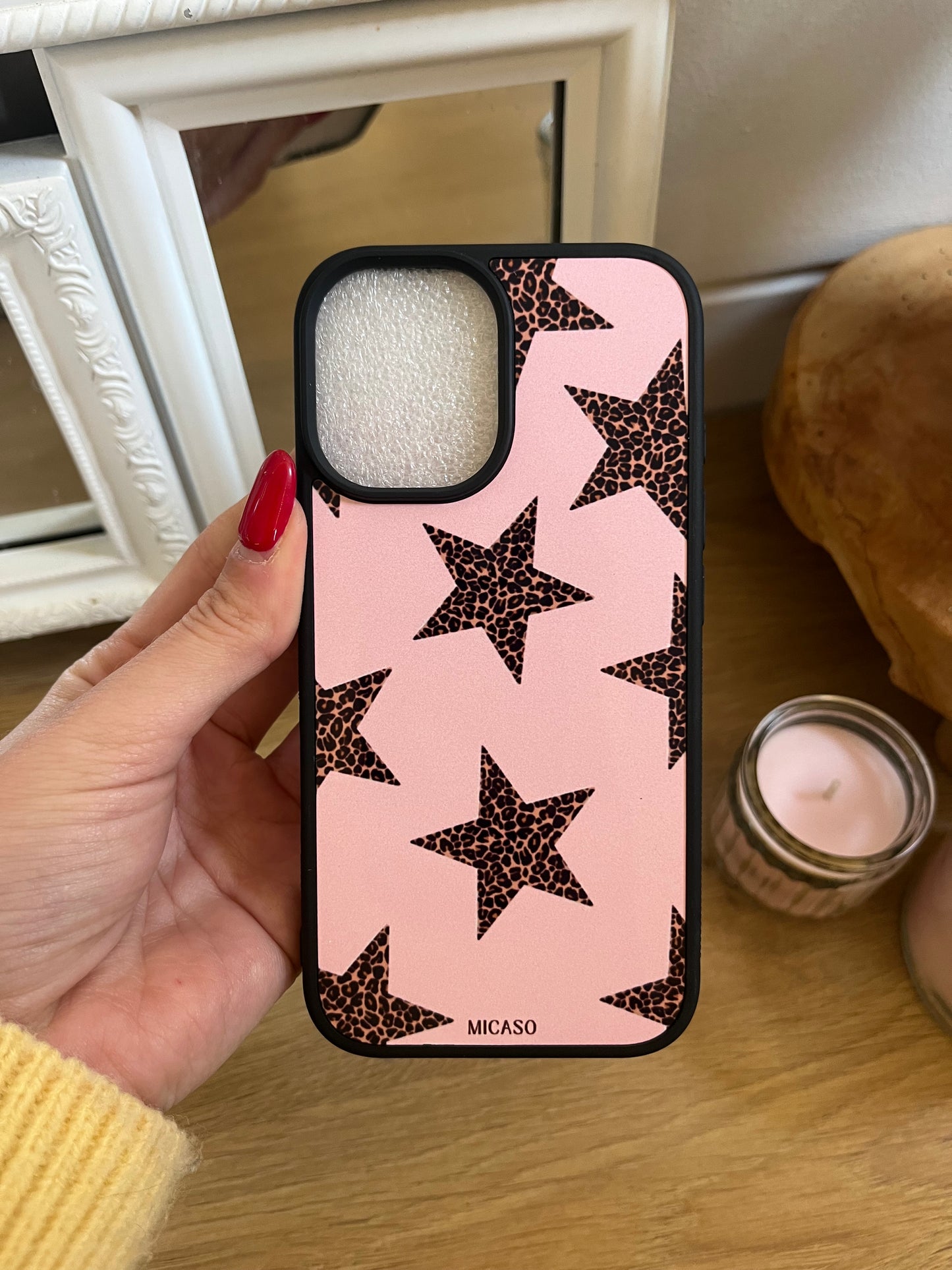 Panter Star Telefoonhoesje - Micaso