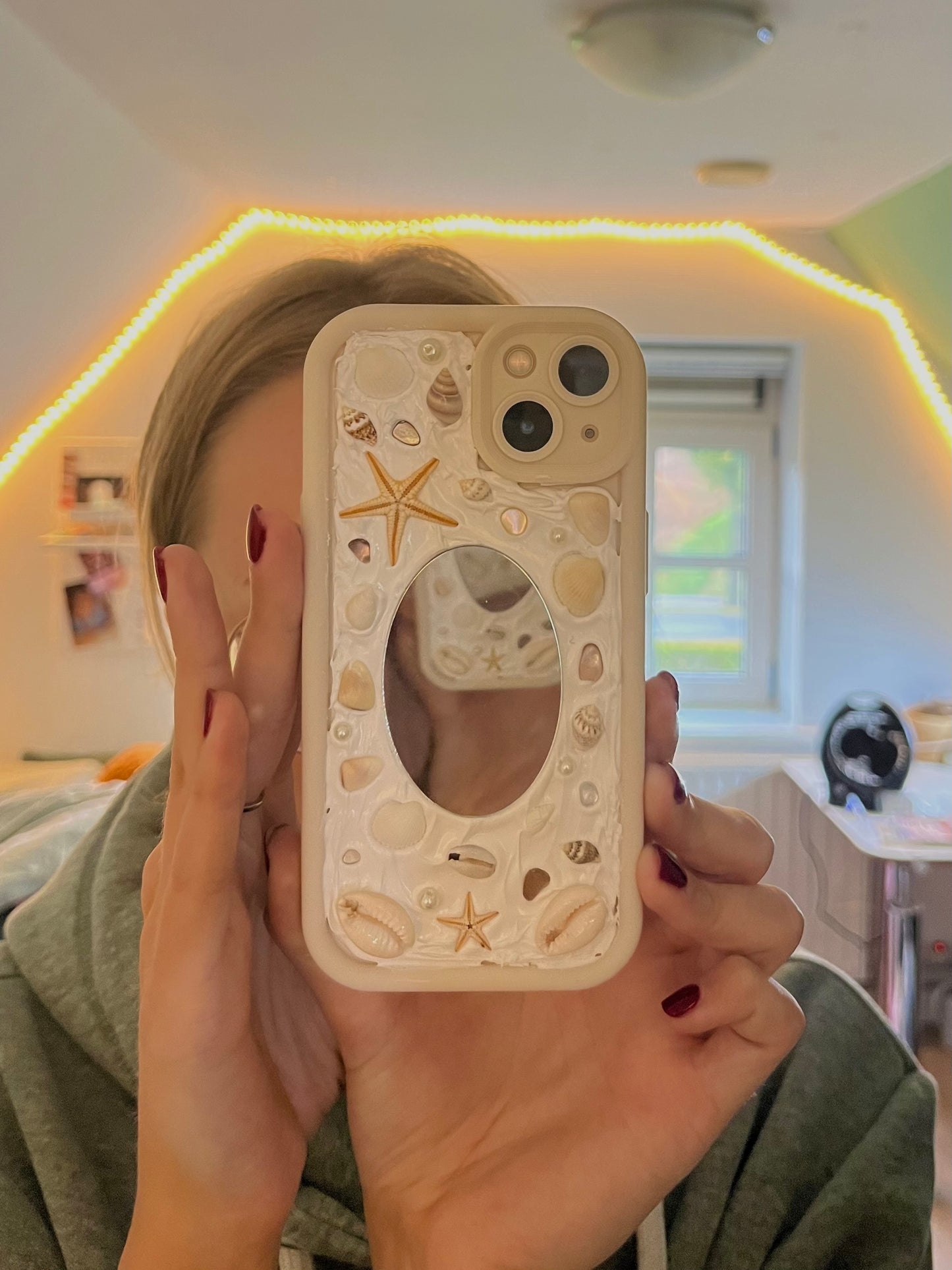 DIY schelpen telefoonhoesje kit