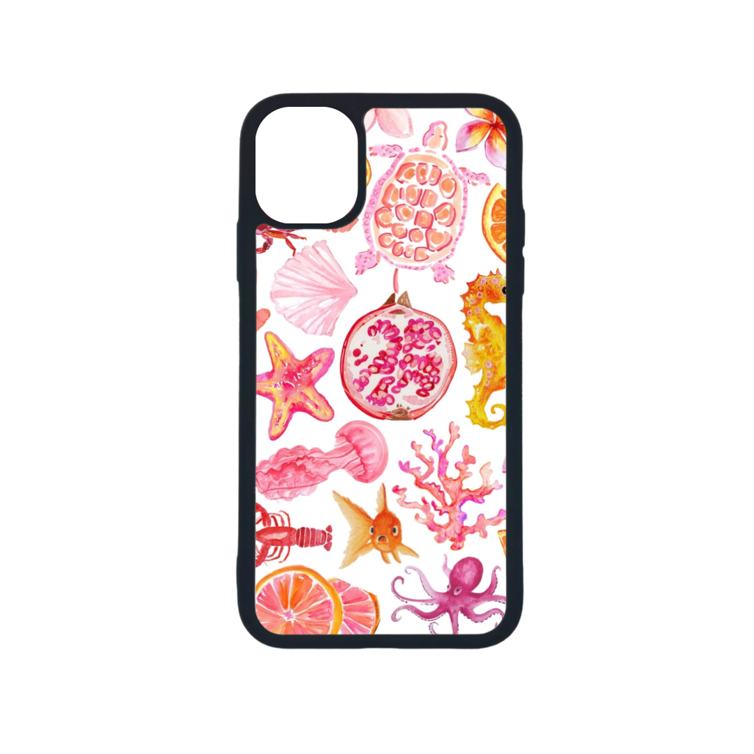 Pink Coral Telefoonhoesje - Micaso