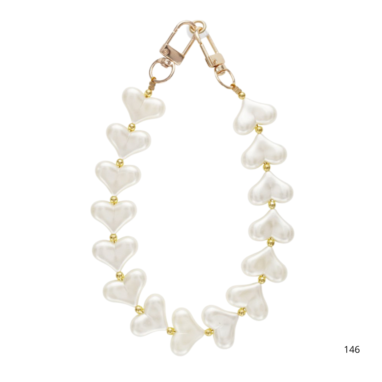 Pearl Hartjes Telefoonkoord - Micaso