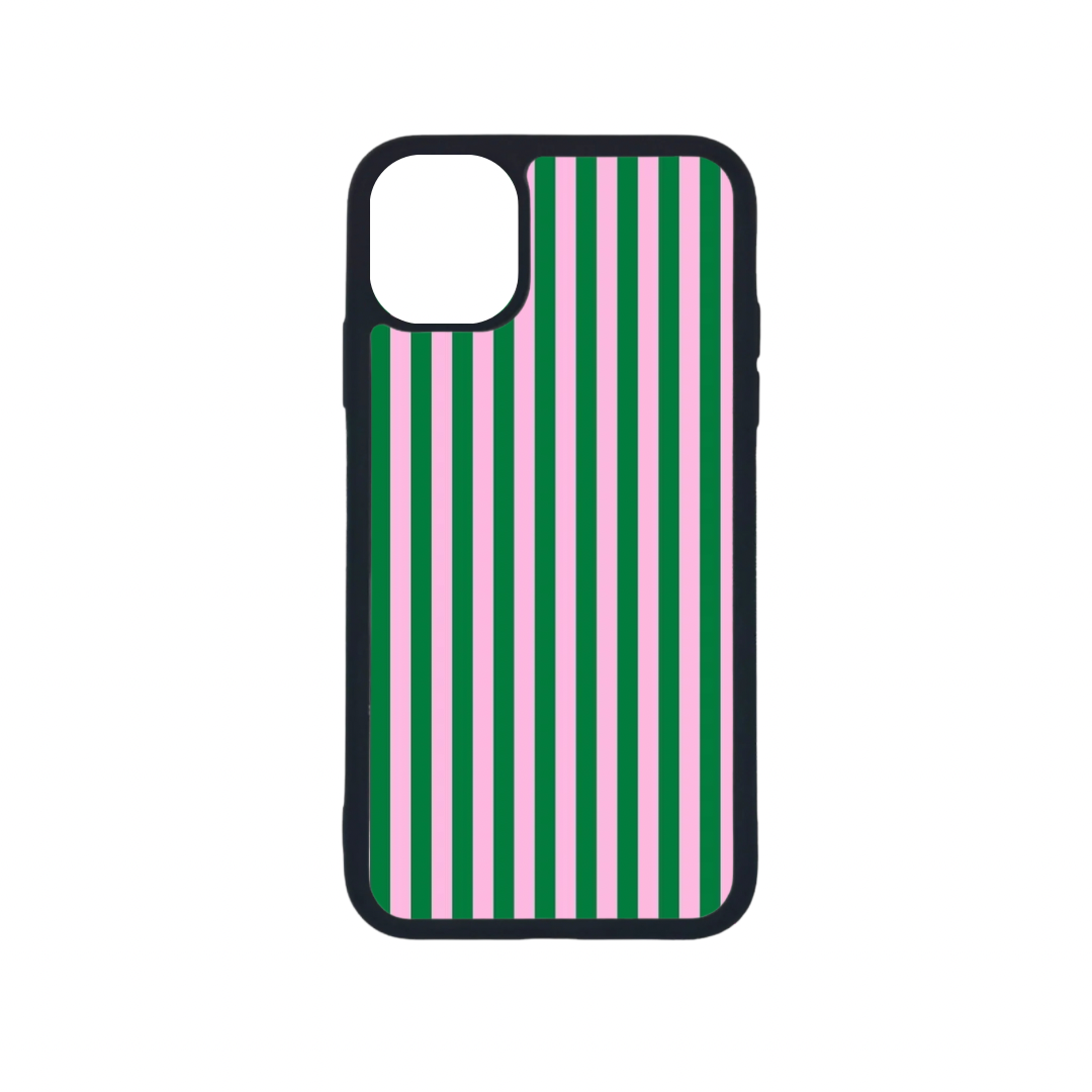 Green Stripes Telefoonhoesje - Micaso