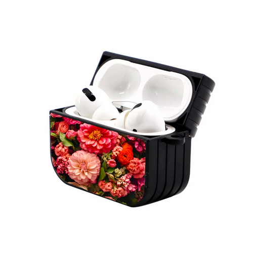 Airpods Red Flowers Hoesje - Micaso
