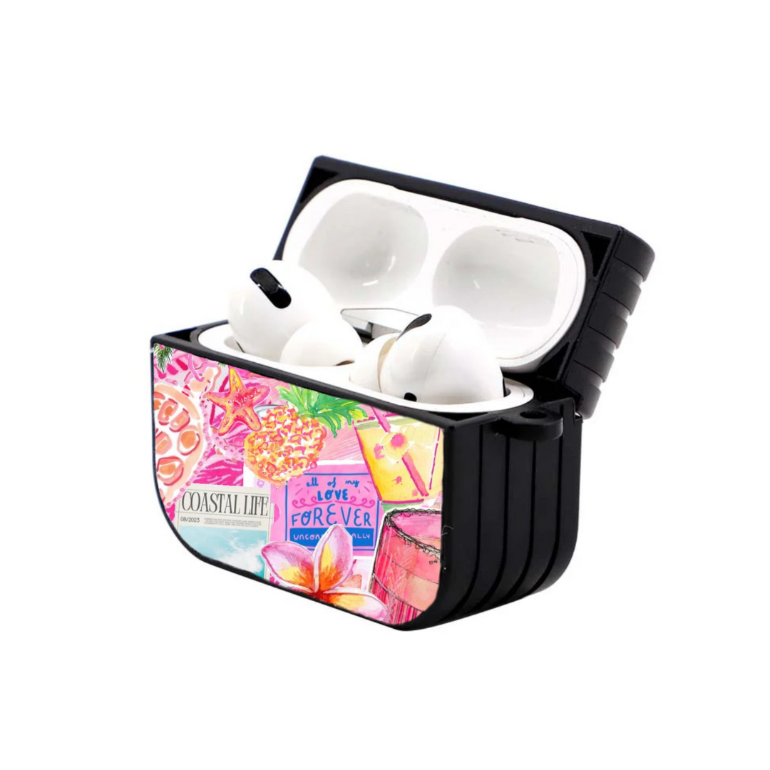 Airpods Pink Surf Hoesje - Micaso