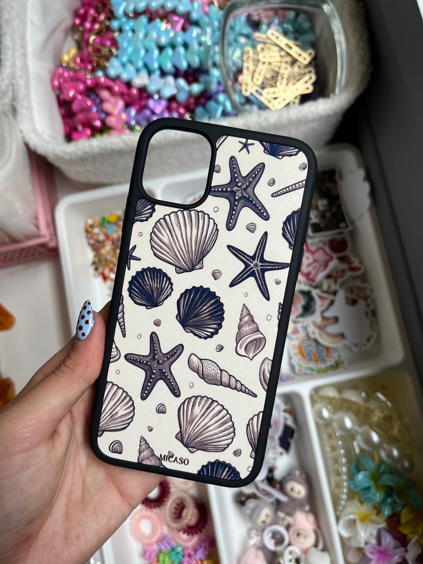 Blue Shells Telefoonhoesje - Micaso