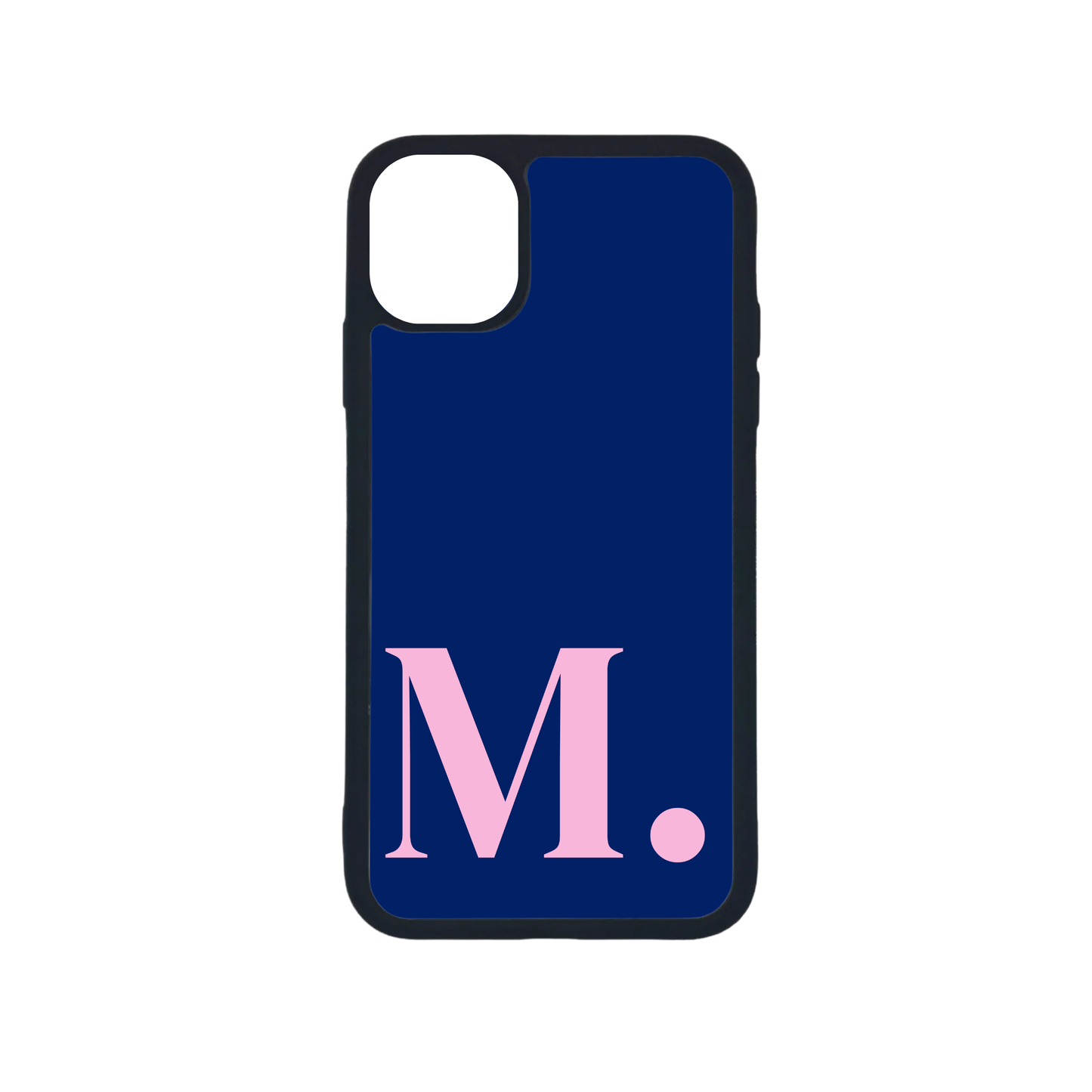 Blue Custom Letter Telefoonhoesje - Micaso