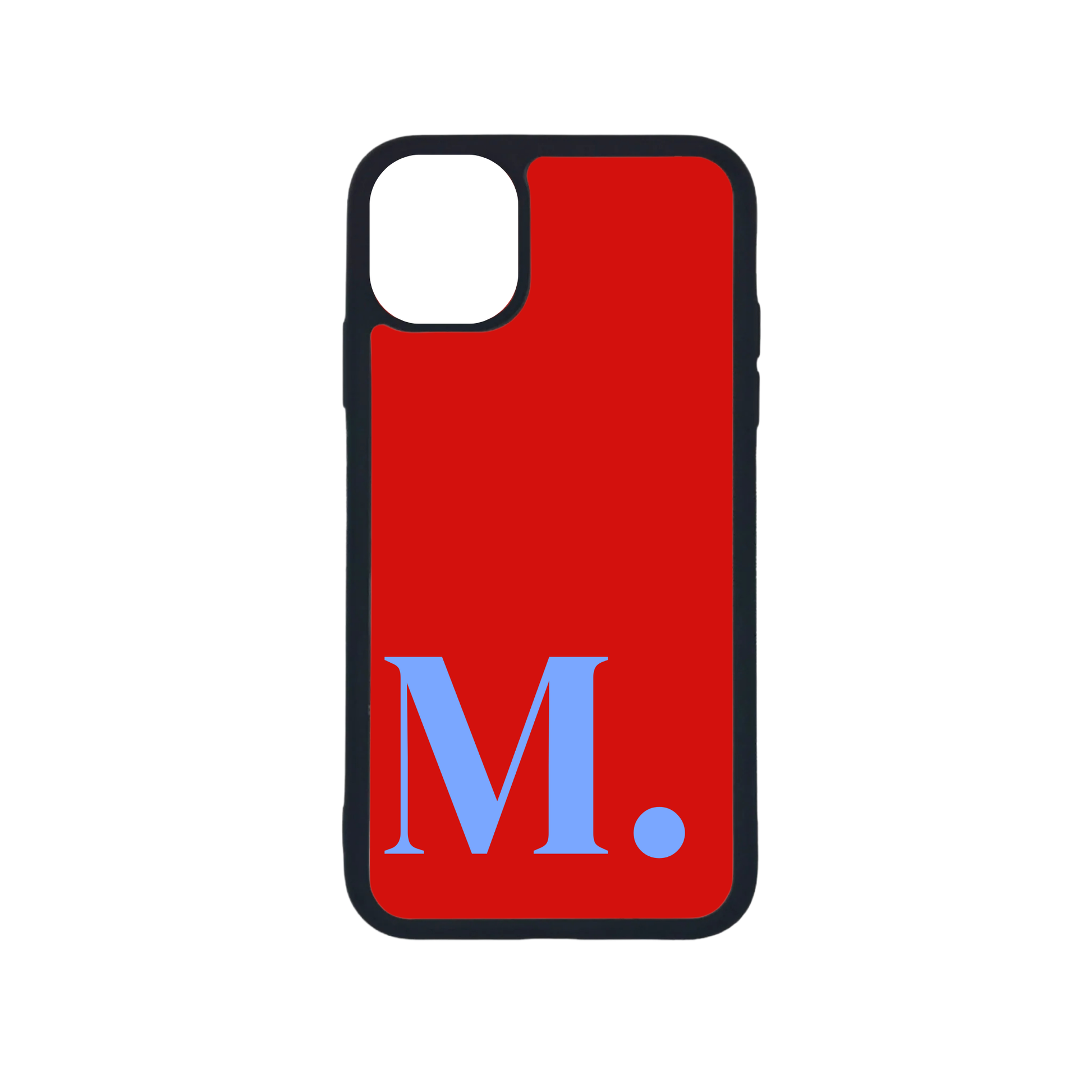 Red Custom Letter Telefoonhoesje - Micaso