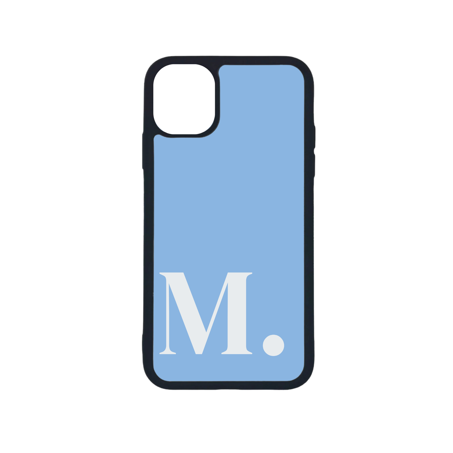Light Blue Custom Letter Telefoonhoesje - Micaso