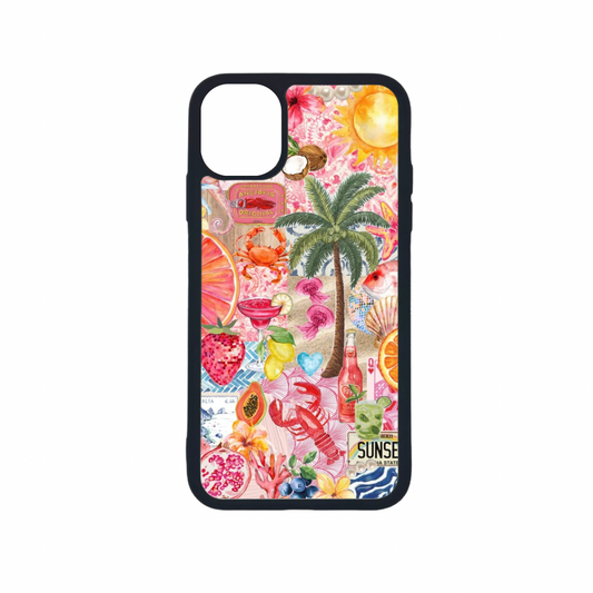Pink Palm Telefoonhoesje - Micaso