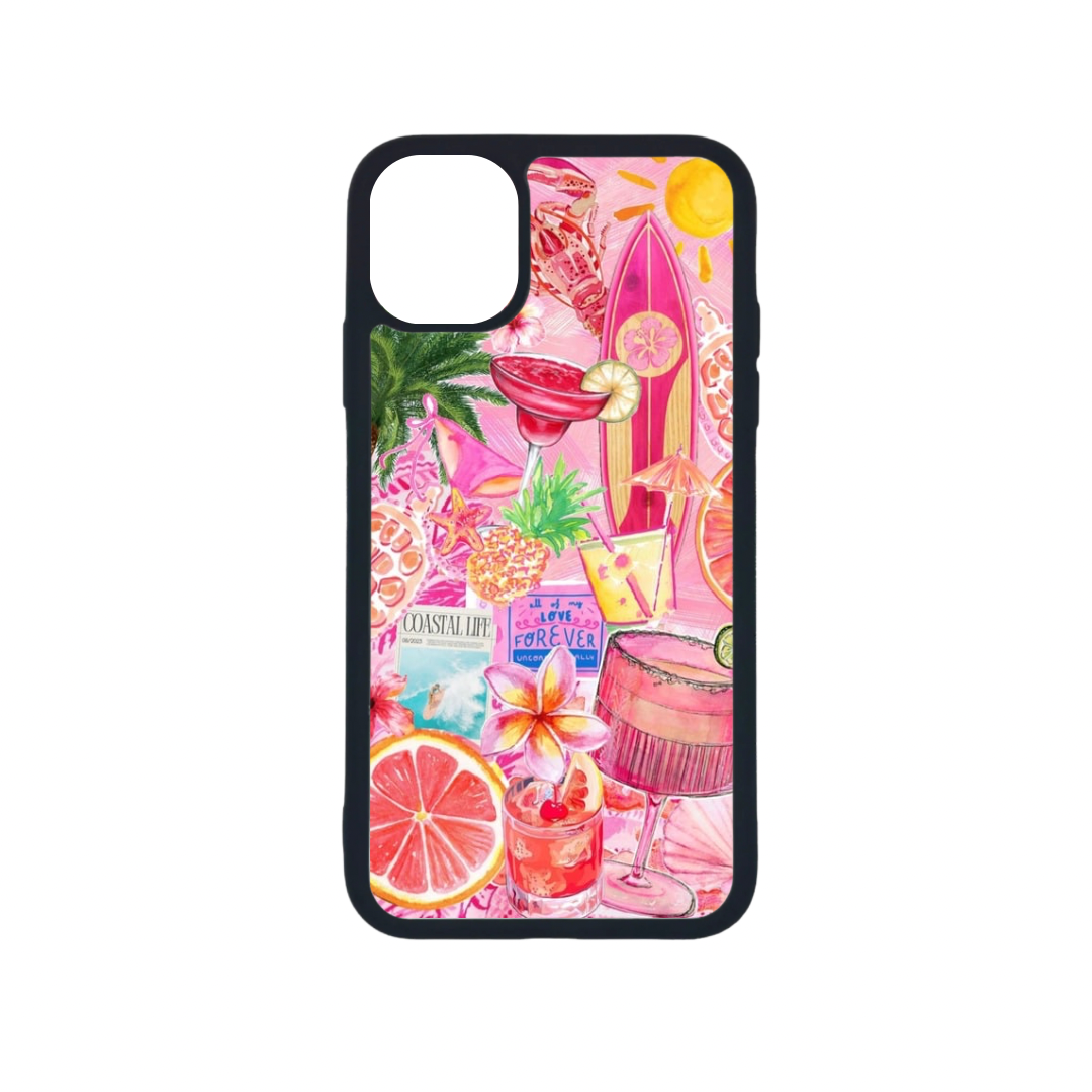 Pink Surf Telefoonhoesje - Micaso