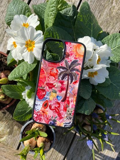 Pink Palm Telefoonhoesje - Micaso