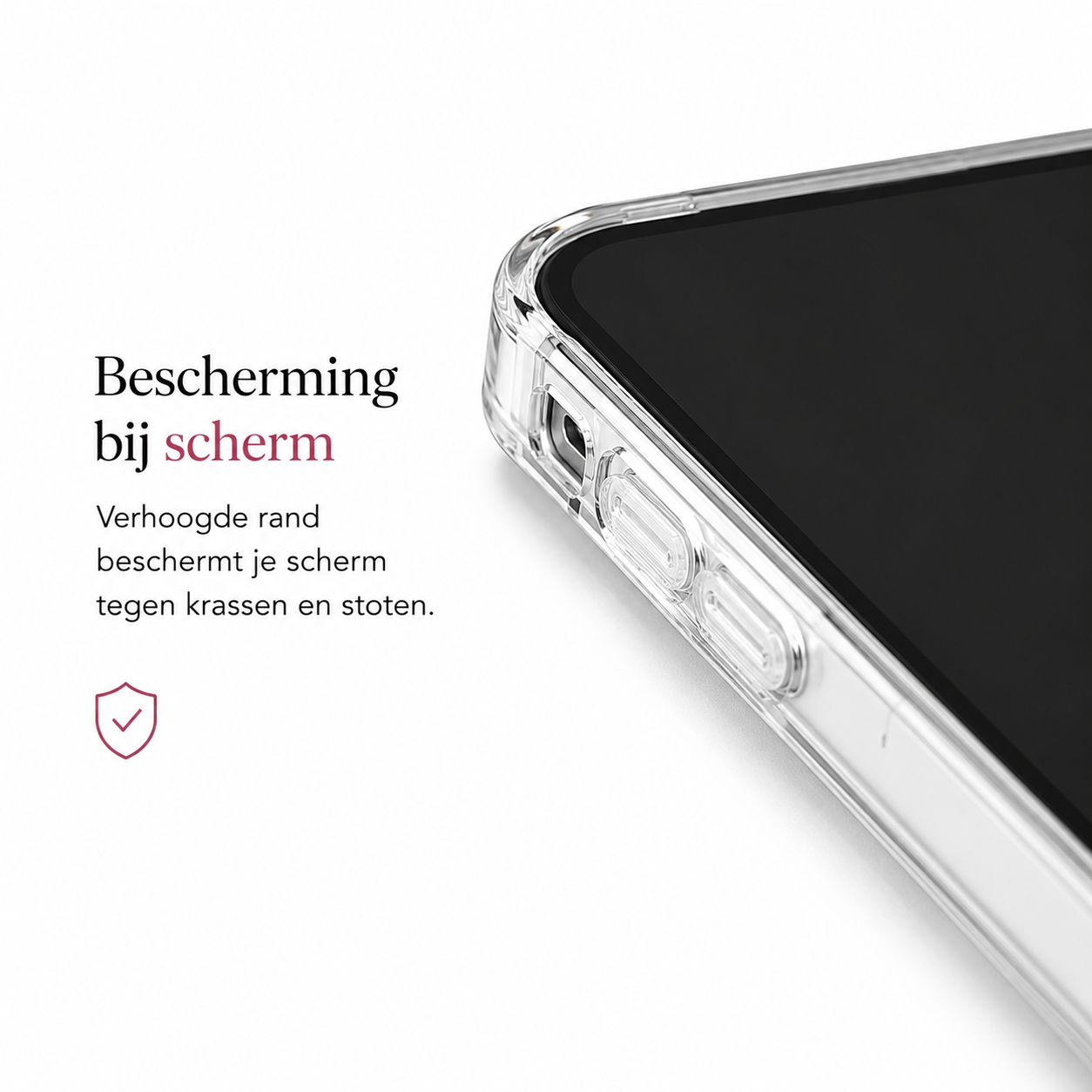 Transparant MagSafe Telefoonhoesje met Verwisselbare Designs