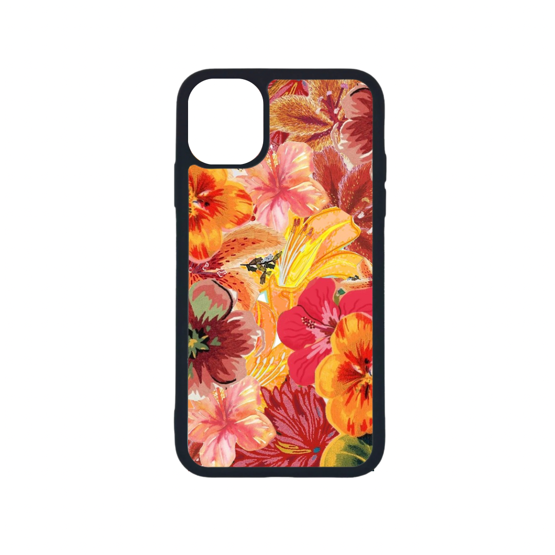 Orange Flowers Telefoonhoesje - Micaso