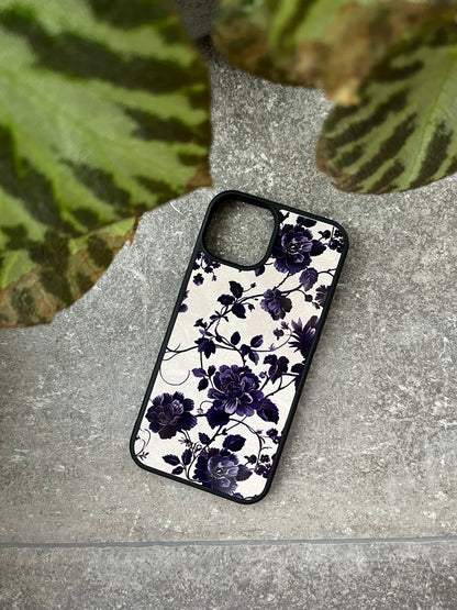 Blue Flowers Telefoonhoesje - Micaso
