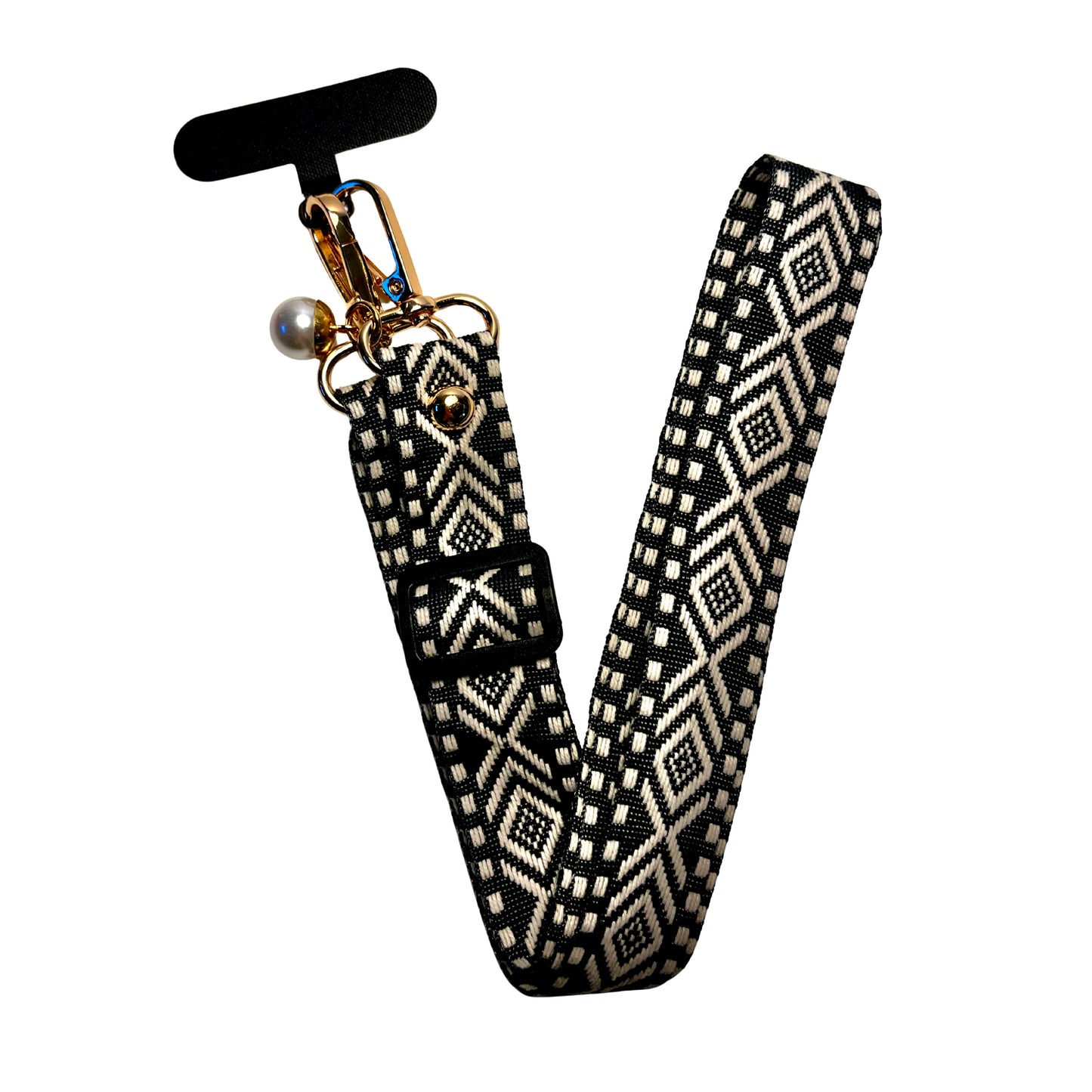 Zwart Verstelbaar Telefoonkoord