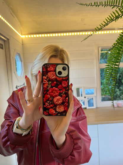 Red Flowers Telefoonhoesje - Micaso