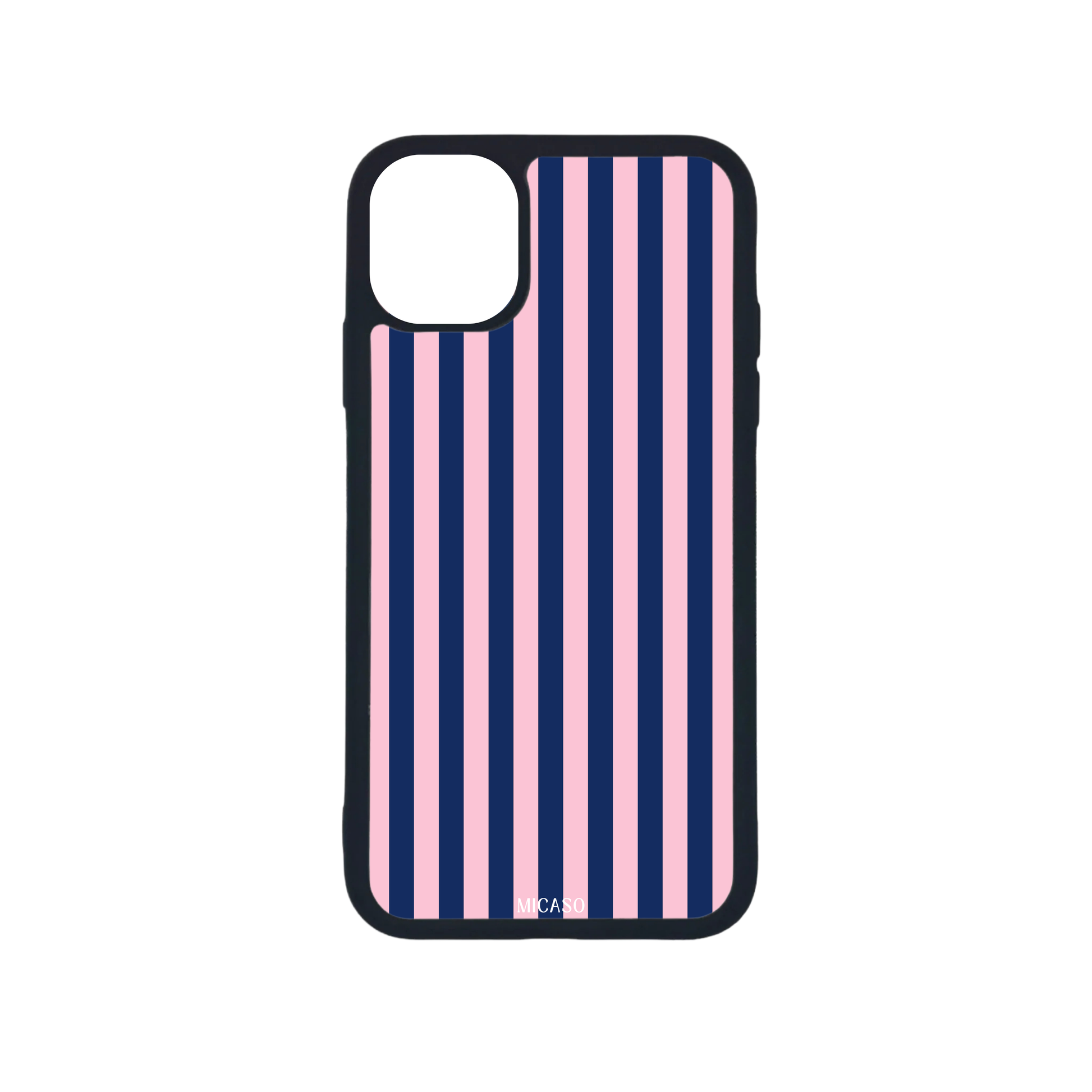 Blue Pink Stripes Telefoonhoesje - Micaso