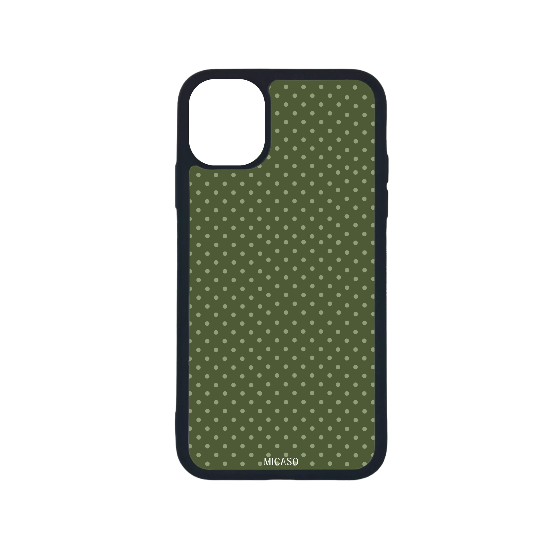 Green Sage Dots Telefoonhoesje - Micaso