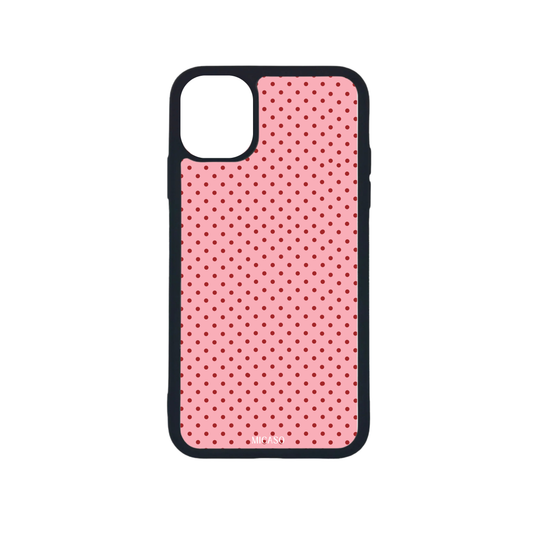 Pink Red Dots Telefoonhoesje - Micaso