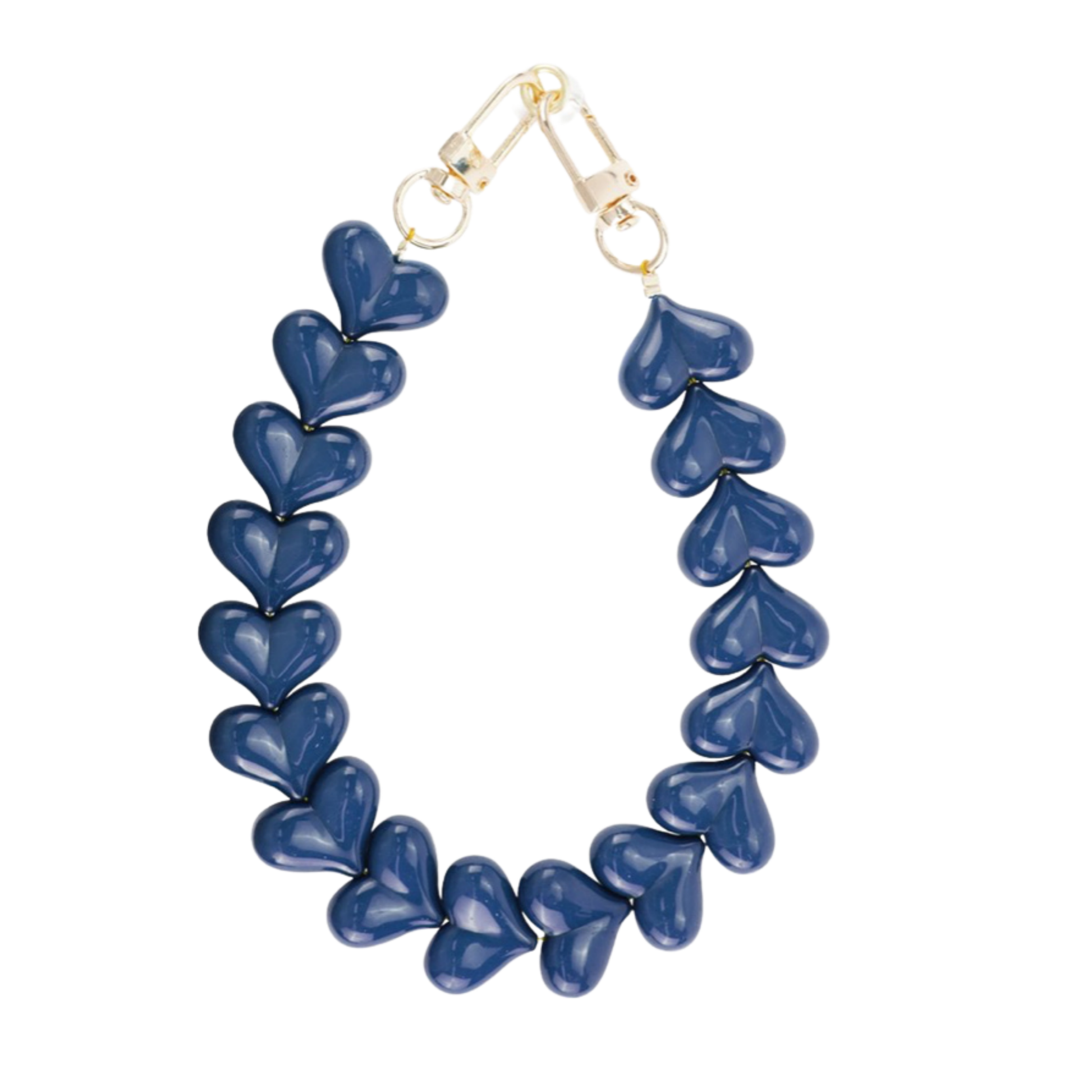 Blauw Hartjes Telefoonkoord - Micaso