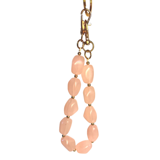 Roze beads Telefoonkoord