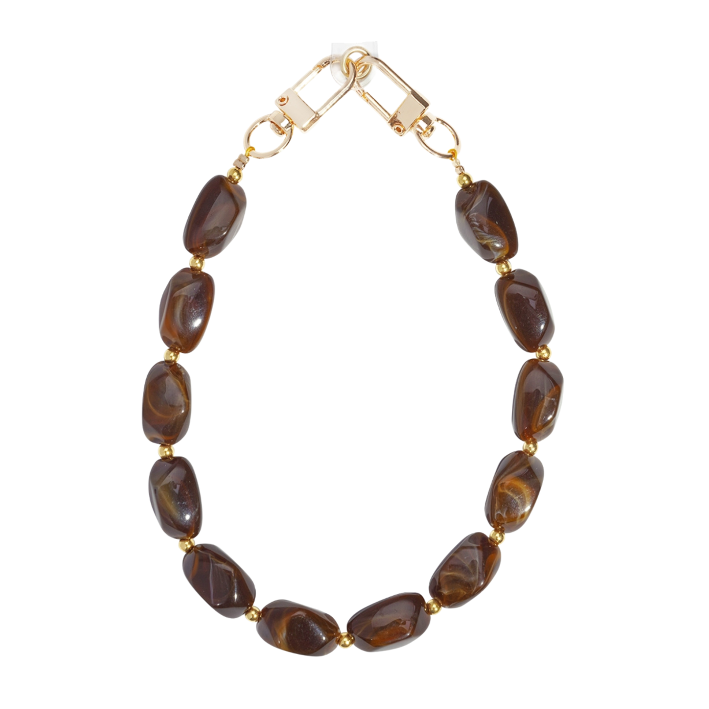 Brown Beads Telefoonkoord