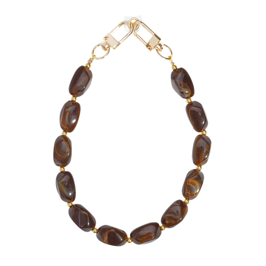 Brown Beads Telefoonkoord