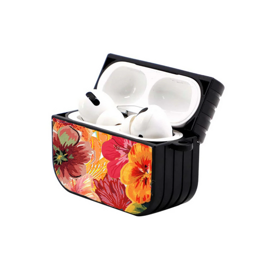 Airpods Orange Flowers Hoesje - Micaso