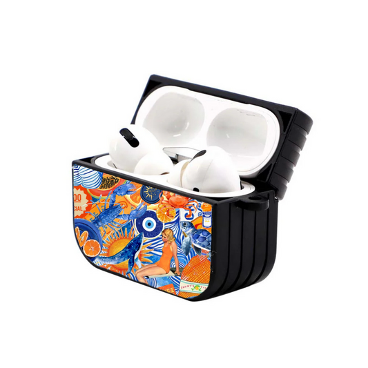 Airpods Orange Sea Hoesje - Micaso