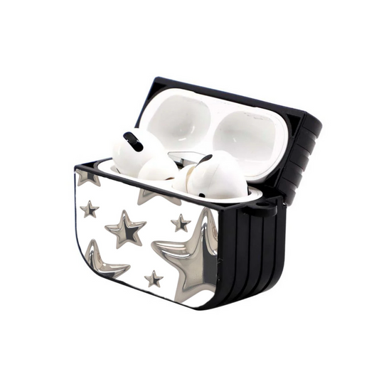 Airpods Silver Stars Hoesje - Micaso